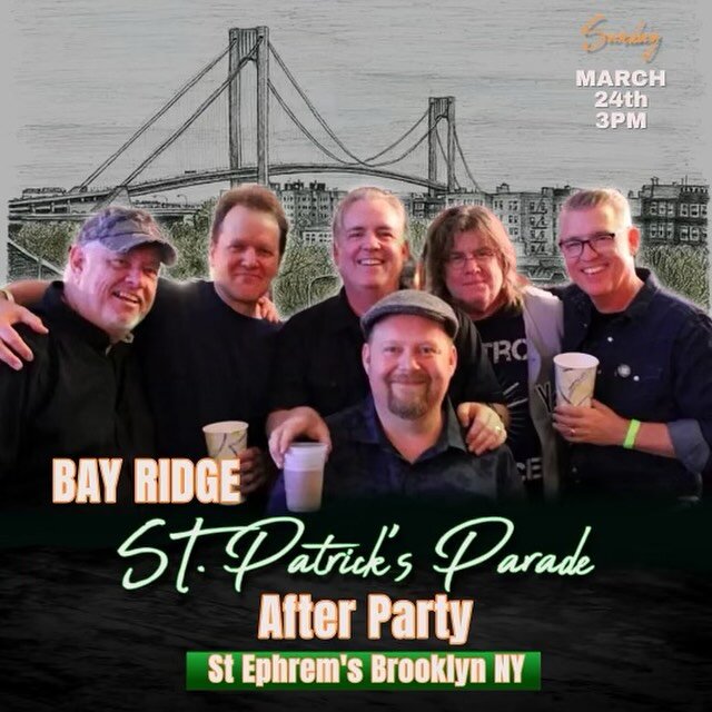 Let&rsquo;s keep the party going!! We&rsquo;ll see you all Sunday at 3pm after the Bay Ridge St. Patrick&rsquo;s Day Parade.  If you need a last minute ticket reach out to Mary Donnelly 917-816-3733 or Brian Cassidy 917-803-8176.  Let&rsquo;s do this