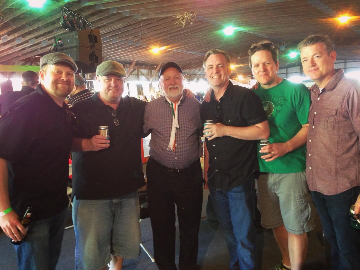 With less than a month to go before this years East Durham Irish Festival, here&rsquo;s a shot from eight years ago at the festival back stage with the legendary Derek Warfield. Make sure you purchase your tickets today!! #backstage #hangingout #east