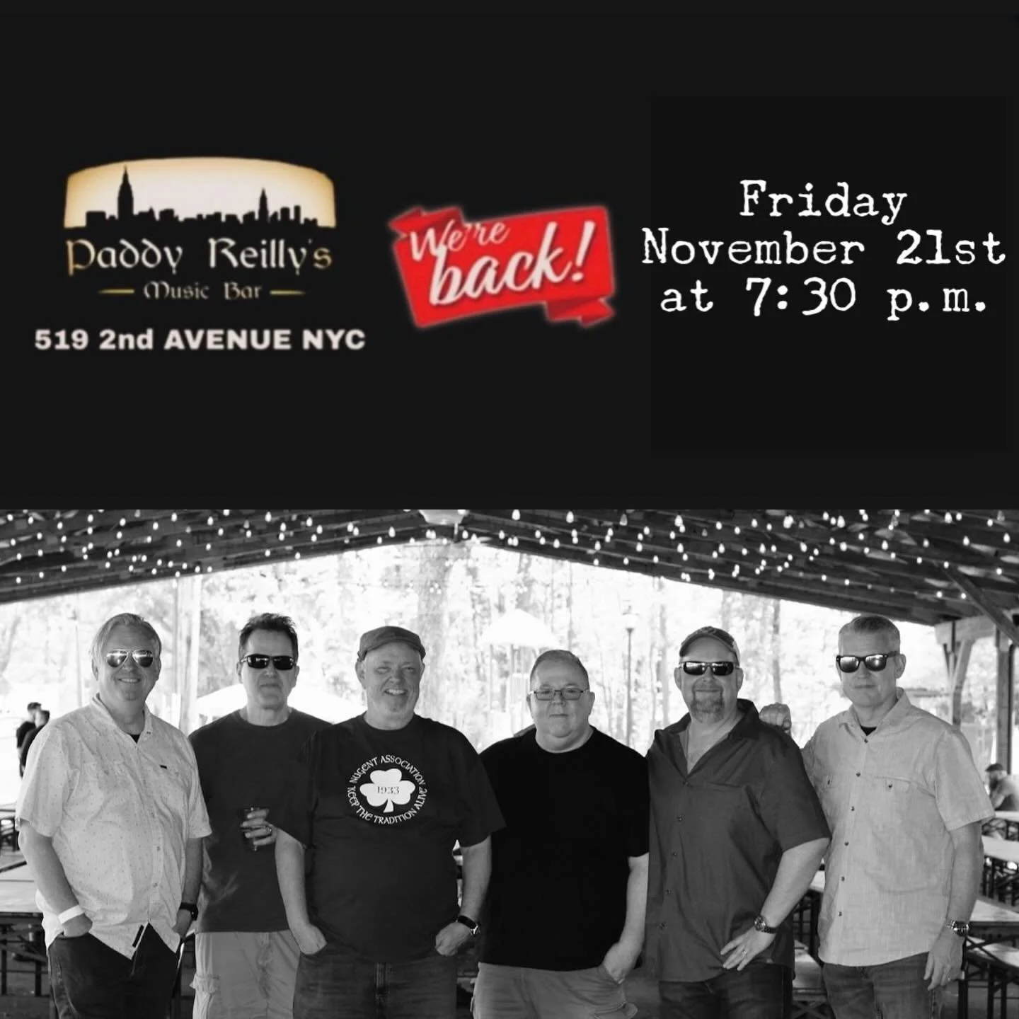 We&rsquo;ll be back tomorrow night @paddyreillys starting at 7:30pm. We hope to see you all there!! #brooklynsown #cbb #paddyreillysmusicbar #nyc #2ndavenue #friday #november21st #730pm #celticrootsrock #celticfolk #celticpunk #celticjam #goodcraic #