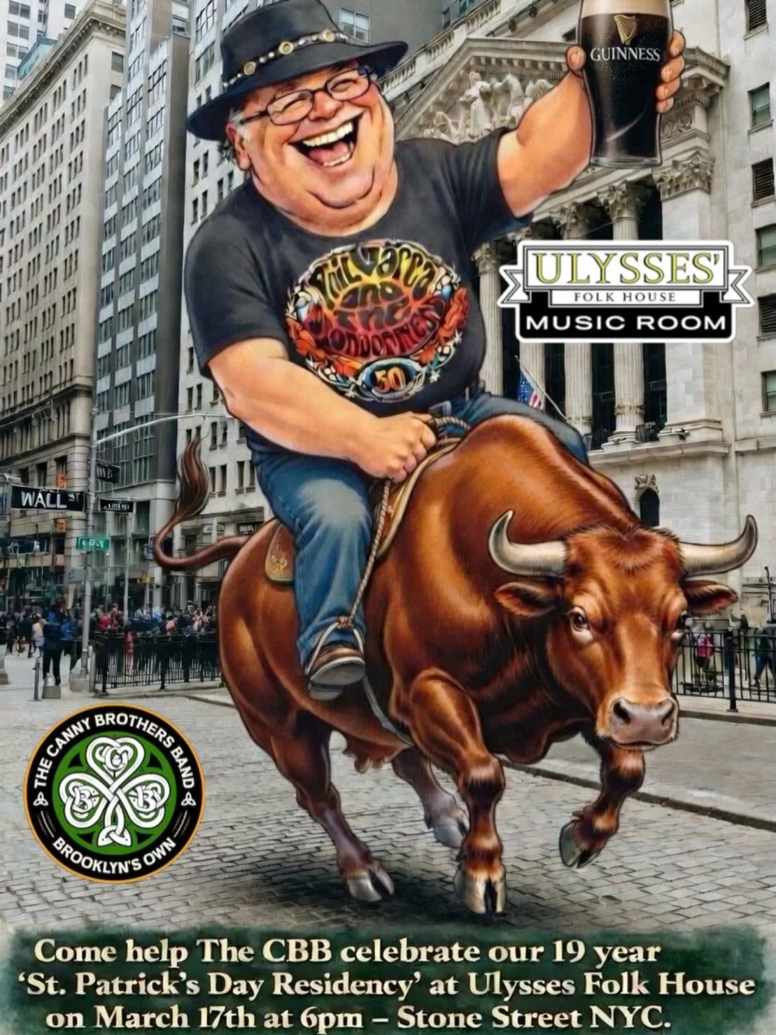 We&rsquo;re just about 24 hrs away from the greatest St. Patrick&rsquo;s Day Parade After Party in NYC at the world  famous @ulyssesnyc on Stone Street. You won&rsquo;t want to miss out on all the fun this year. So be sure to get there nice and early