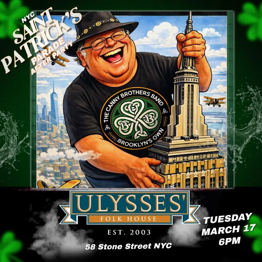 If you&rsquo;re uptown or in midtown today, don&rsquo;t forget to make your way downtown to @ulyssesnyc on Stone Street. You will not be disappointed and don&rsquo;t forget to tell them that Big Tommy sent ya!!! 😜 we go on at 6pm!! #brooklynsown #cb