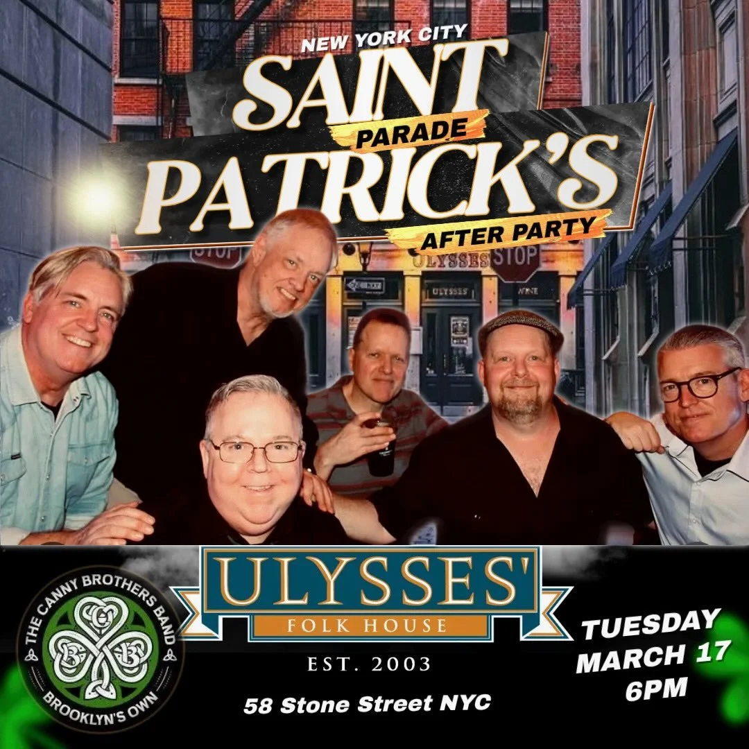 The CBB will be heading to Stone Street for the biggest St. Patrick&rsquo;s Day Parade After Party in NYC @ulyssesnyc It will surely be a night no one will forget. 19 years and counting. We start at 6pm, see you all there!!! #brooklynsown #cbb #celti