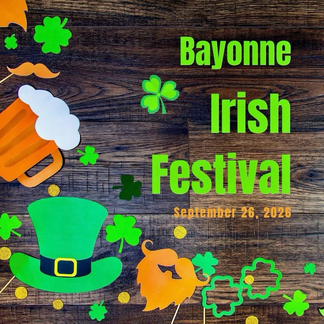 I spy with my little eye (27-52) the Bayonne Irish Festival in 16th Street Park on September 26, 2026. Mark it down on your calendar. #brooklynsown #cbb #saturday #september26th #bayonneirishfestival