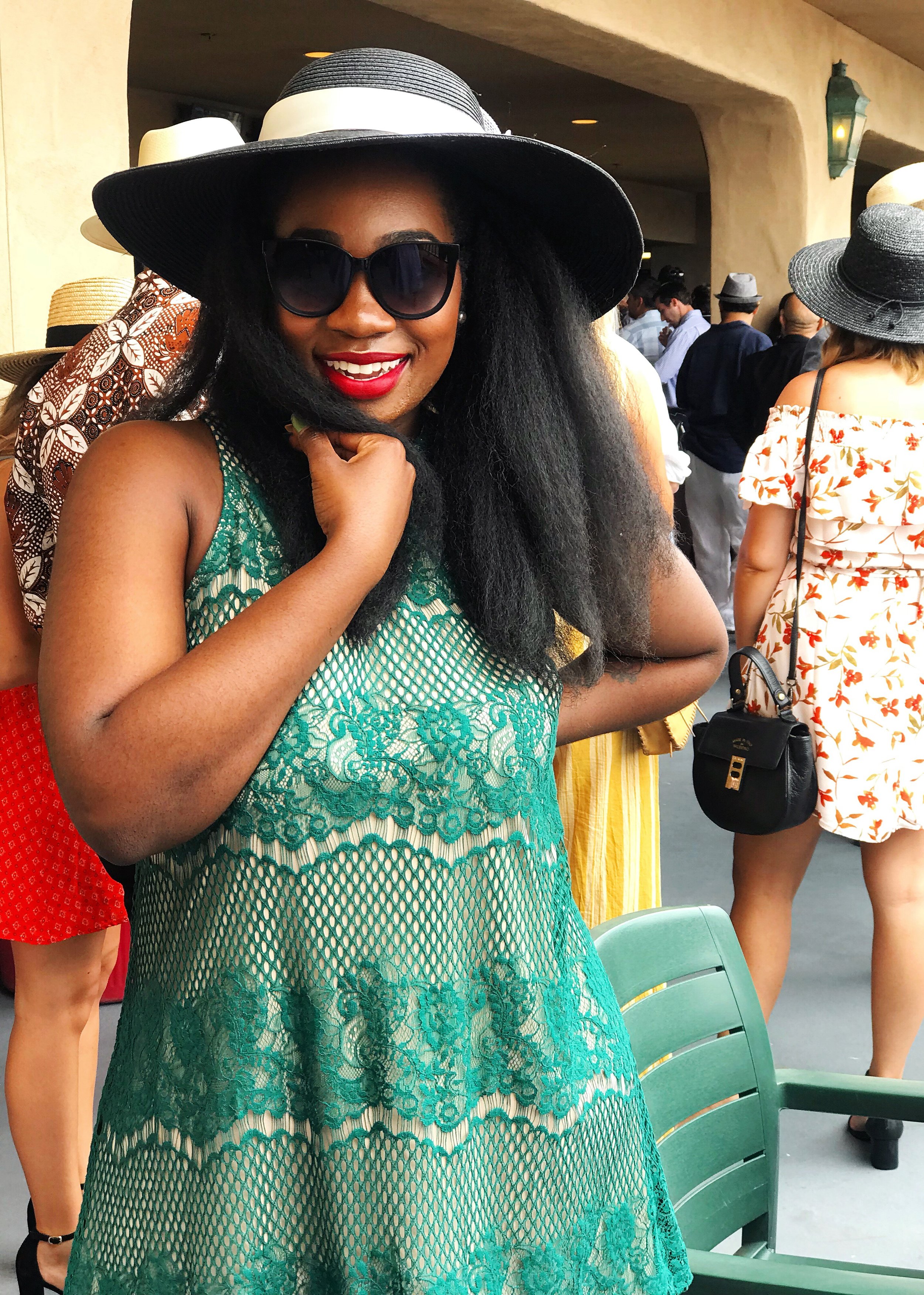Image: Femi on Opening Day at Del Mar