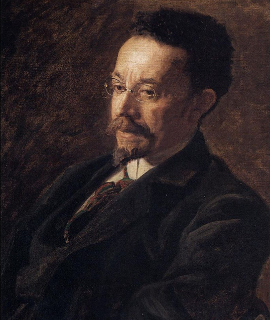 Thomas Eakins Portrait of Henry O. Tanner , 1900 oil on canvas 24⅛" × 20¼" The Hyde Collection