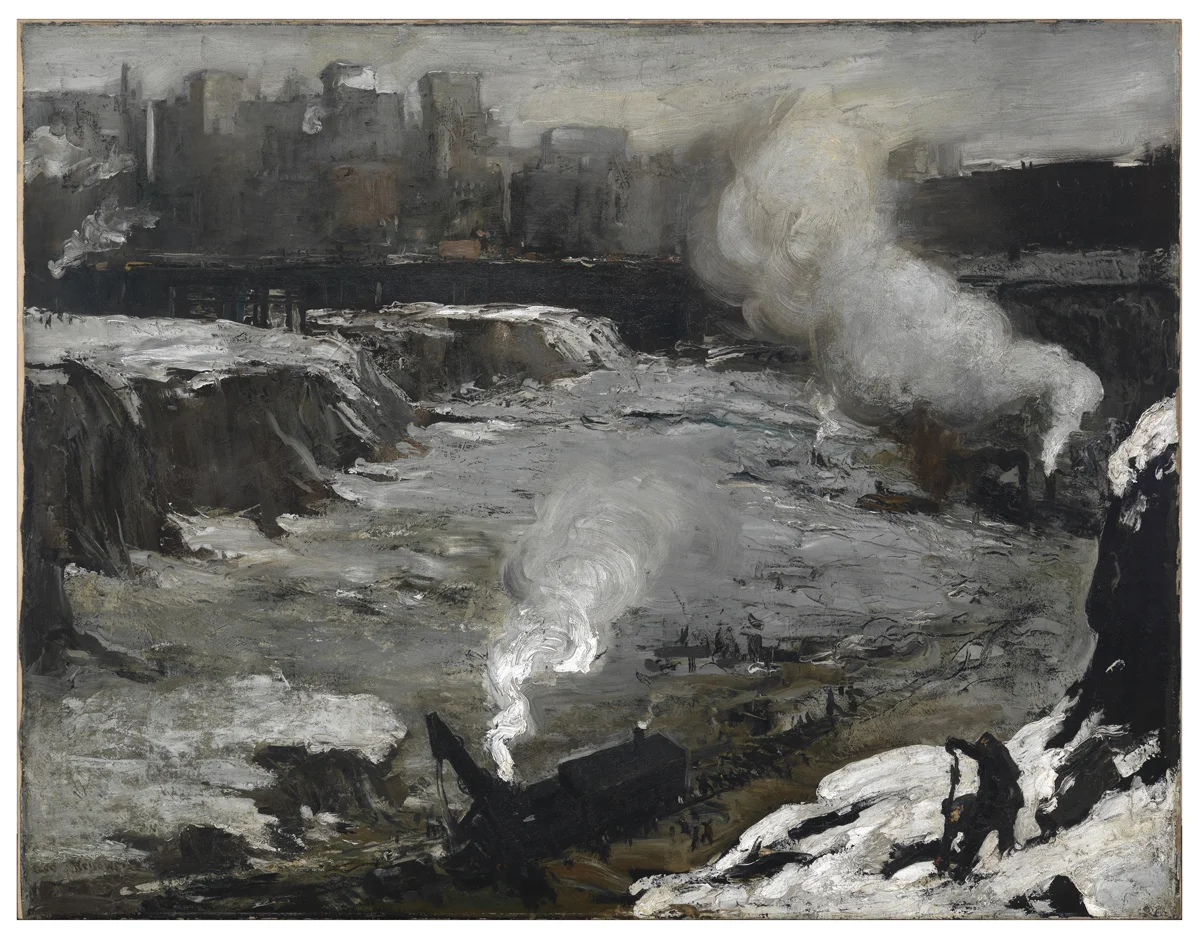 George Wesley Bellows, Pennsylvania Excavation , oil on canvas, 1907, Smith College Museum of Art