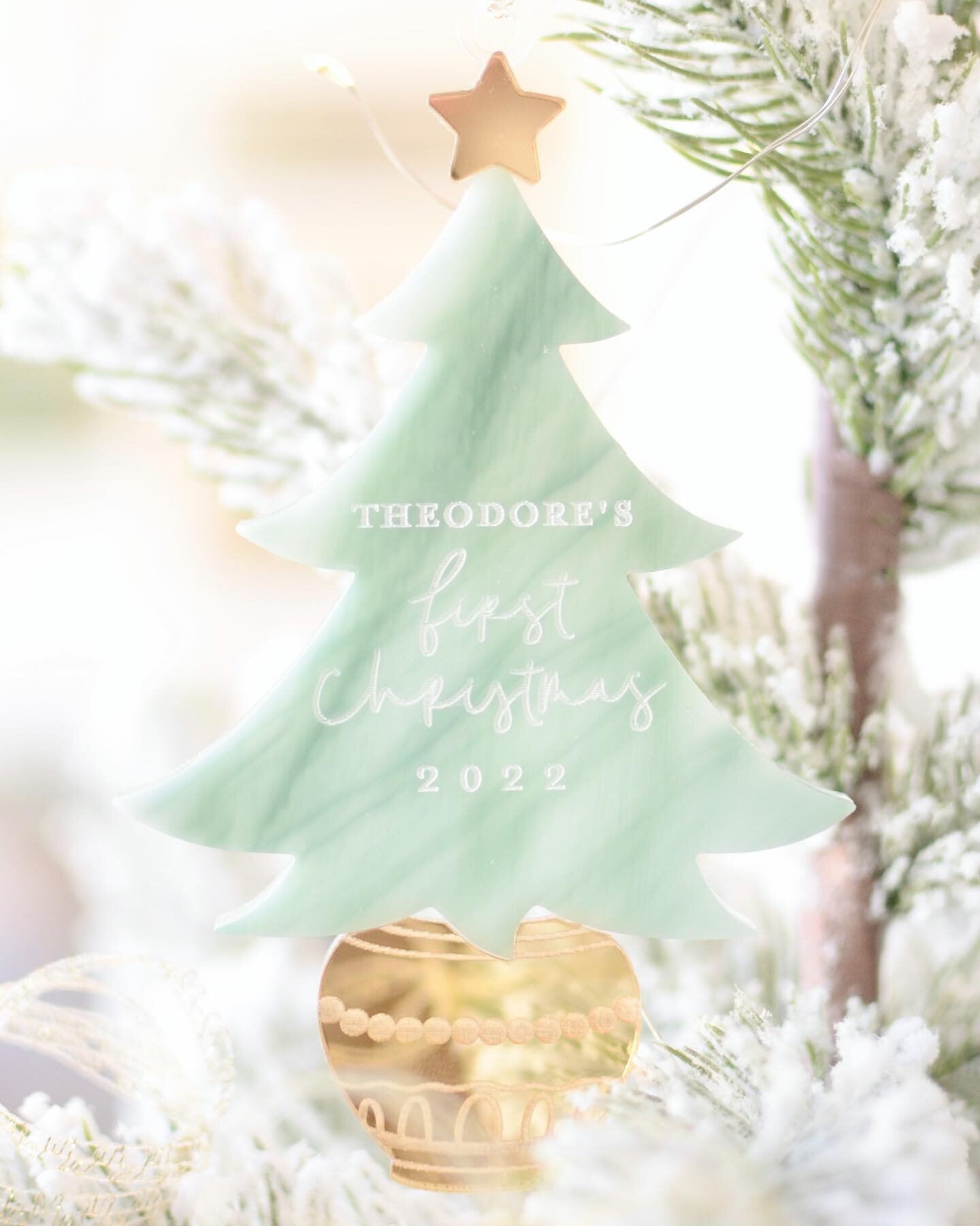 Real talk- every year I put this immense amount of pressure on myself to create new designs for my ornament collection. This year, with everything going on, I decided to let that go and Just make whatever happens to pop into my brain. The first was t