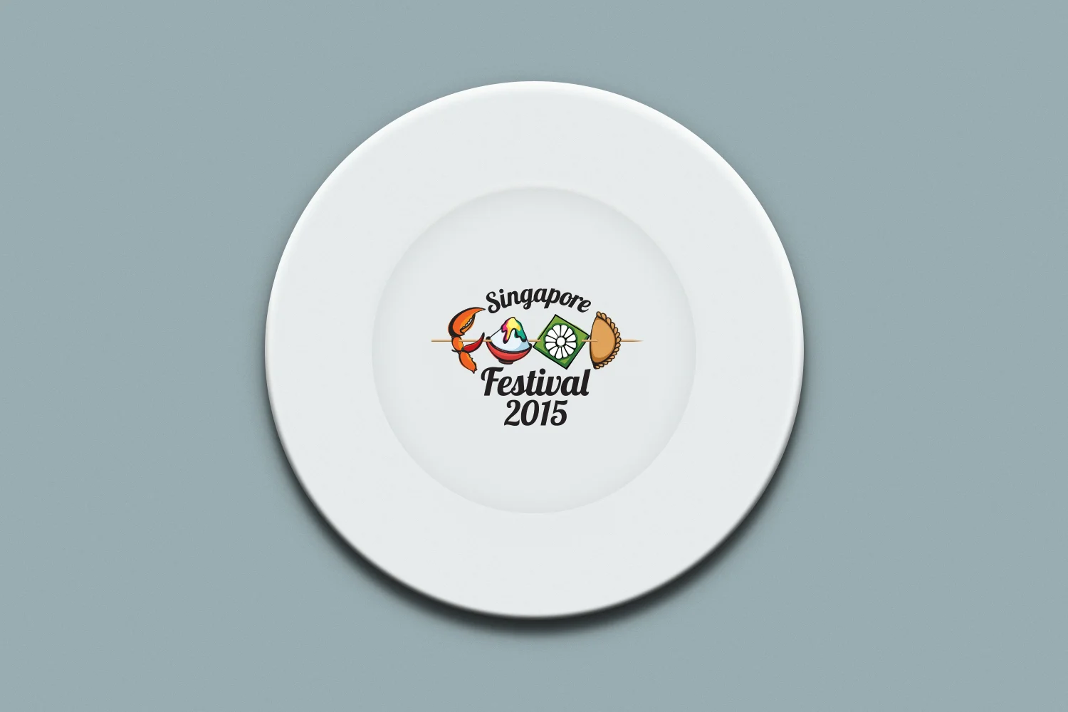 Drawing upon themes of ethnic representation and the diversity of Singaporean food, these logos were designed and proposed for the Singapore Food Festival held annually by the Singapore Tourism Board. 