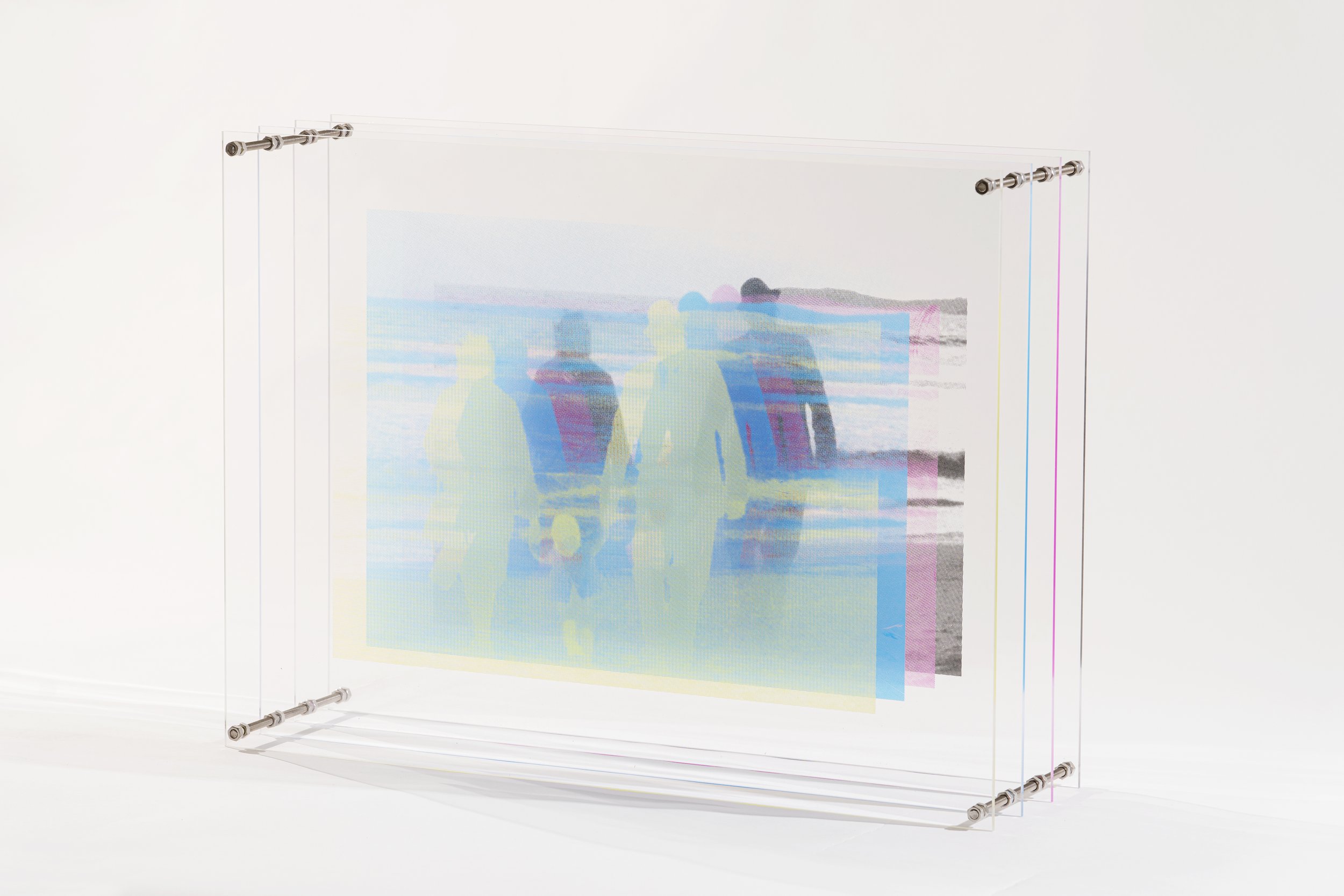 Silketrykk på plexiglass, 56x76cm