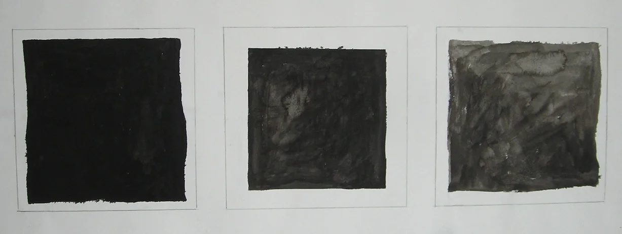 Door 2 2011, Mixed media on paper, 12 x 27.5