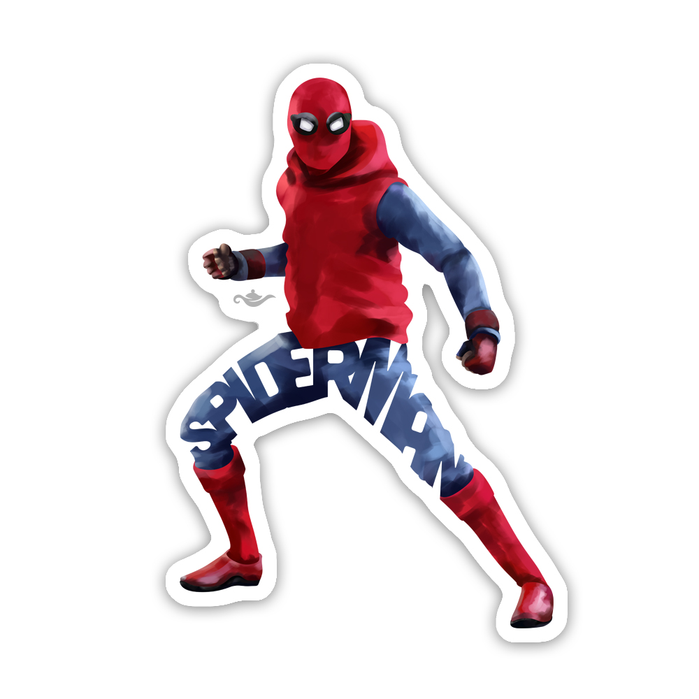 Vinilo Sticker de Spiderman Marvel