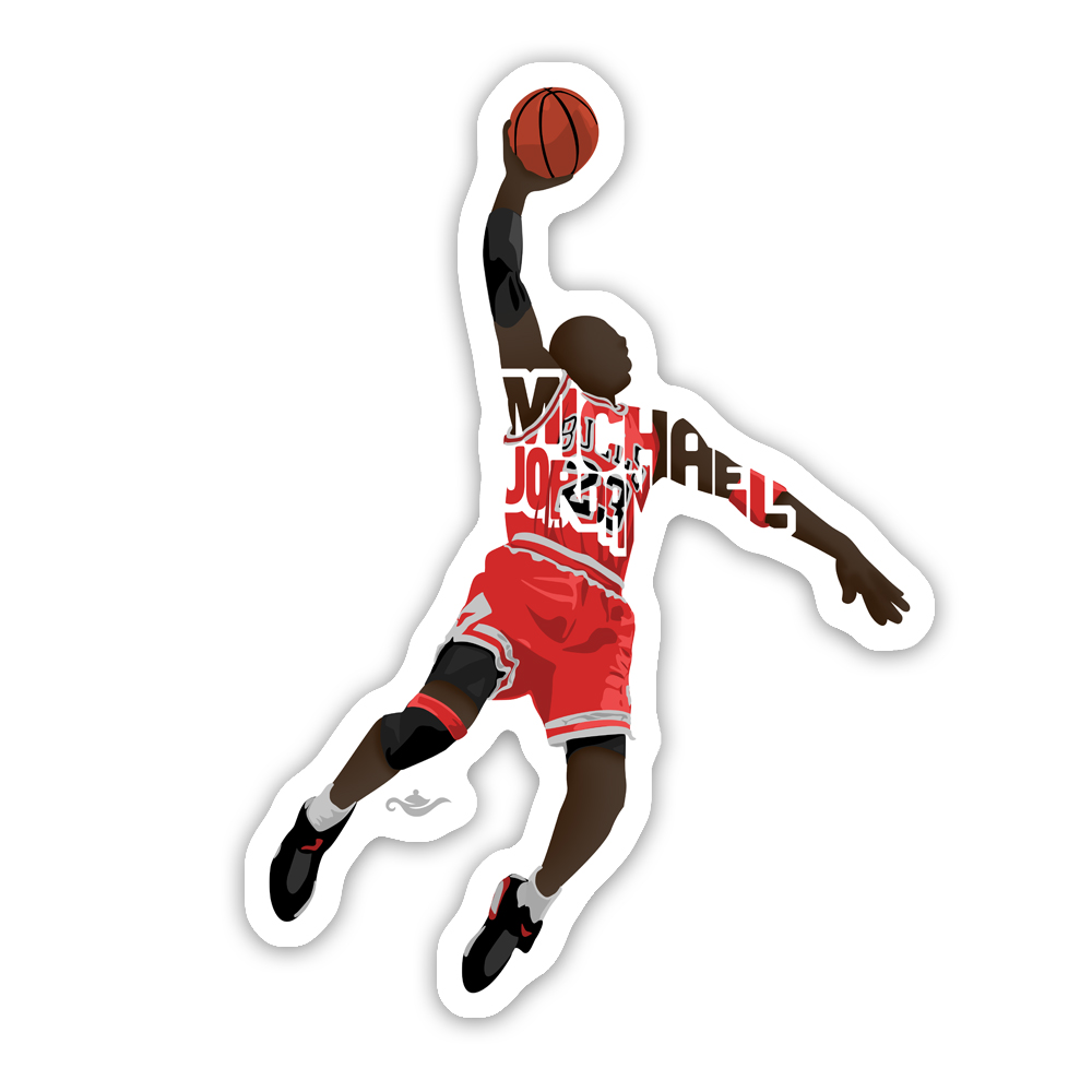 Michael Jordan basketball jersey | Sticker