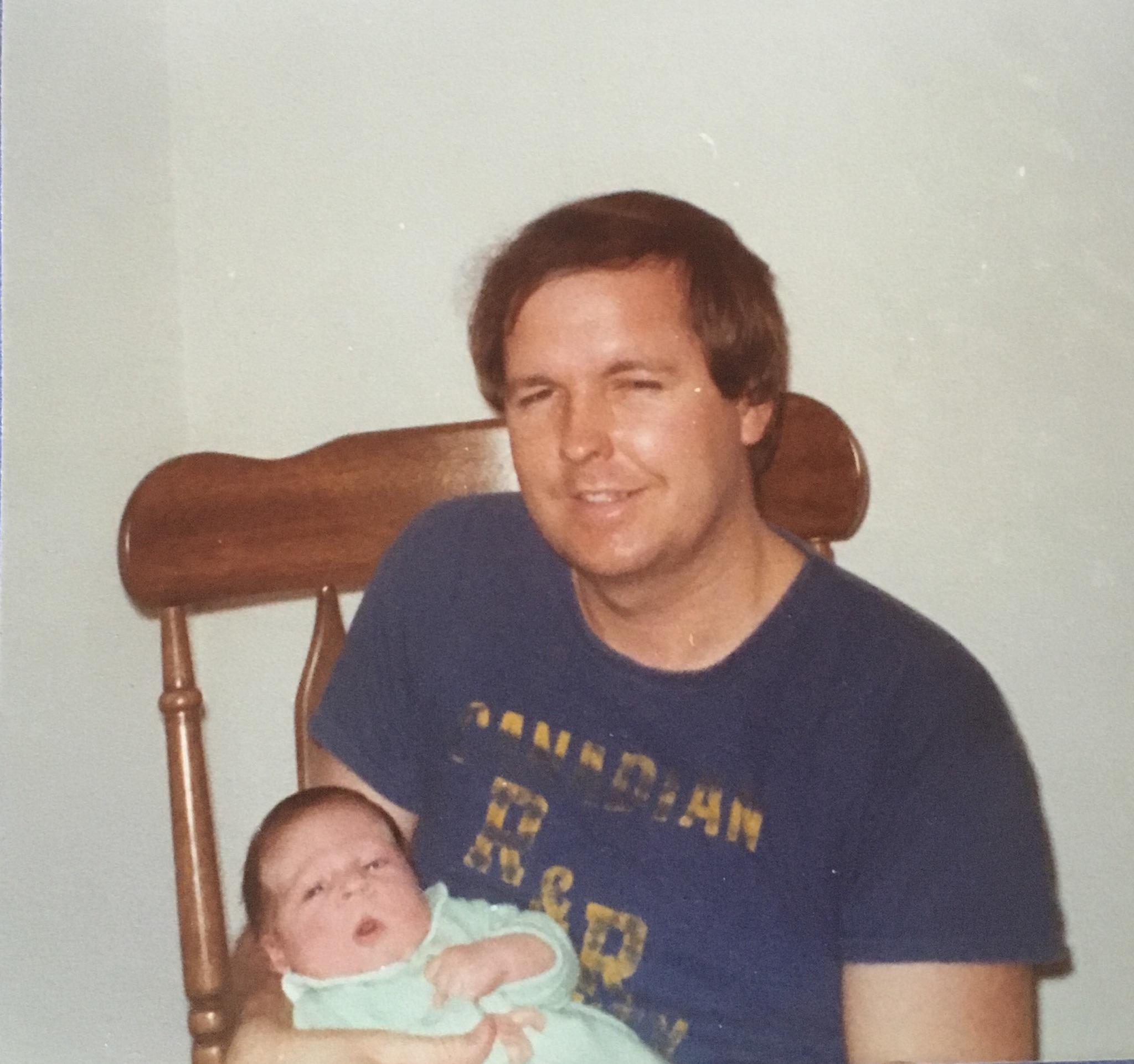 My dad and me in 1978, the year the list was born