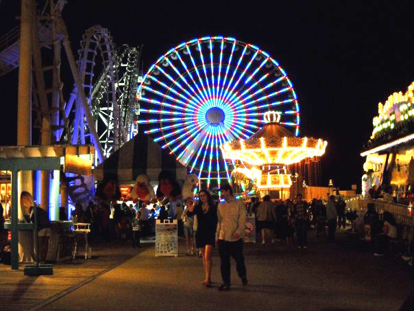 The swings and the Wonder Wheel (photo by Steven Seighman )