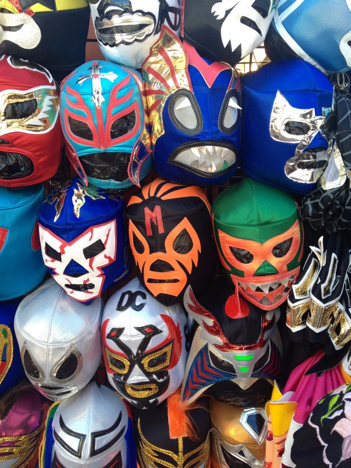 Lucho libre masks (photo by Steven Seighman )
