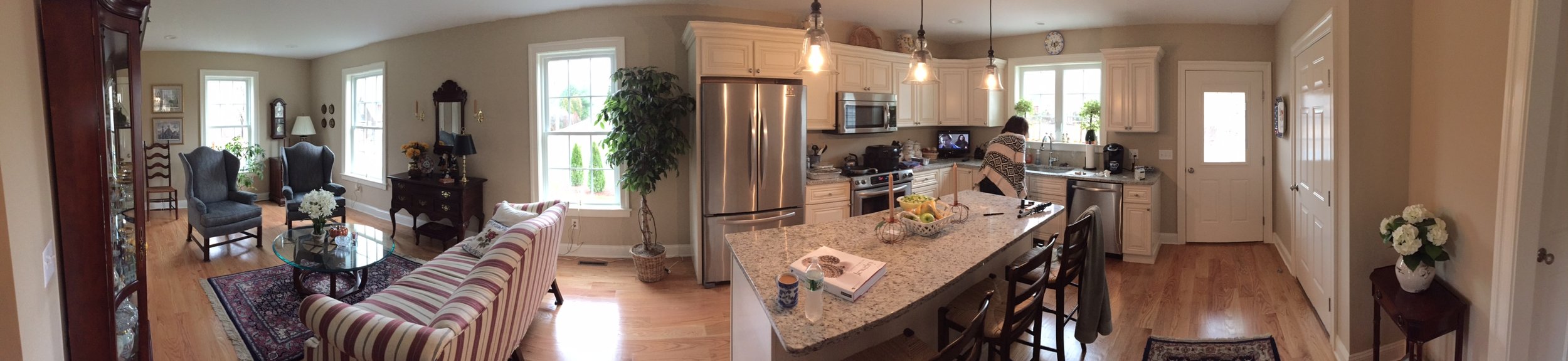 Panorama of my mom's new house