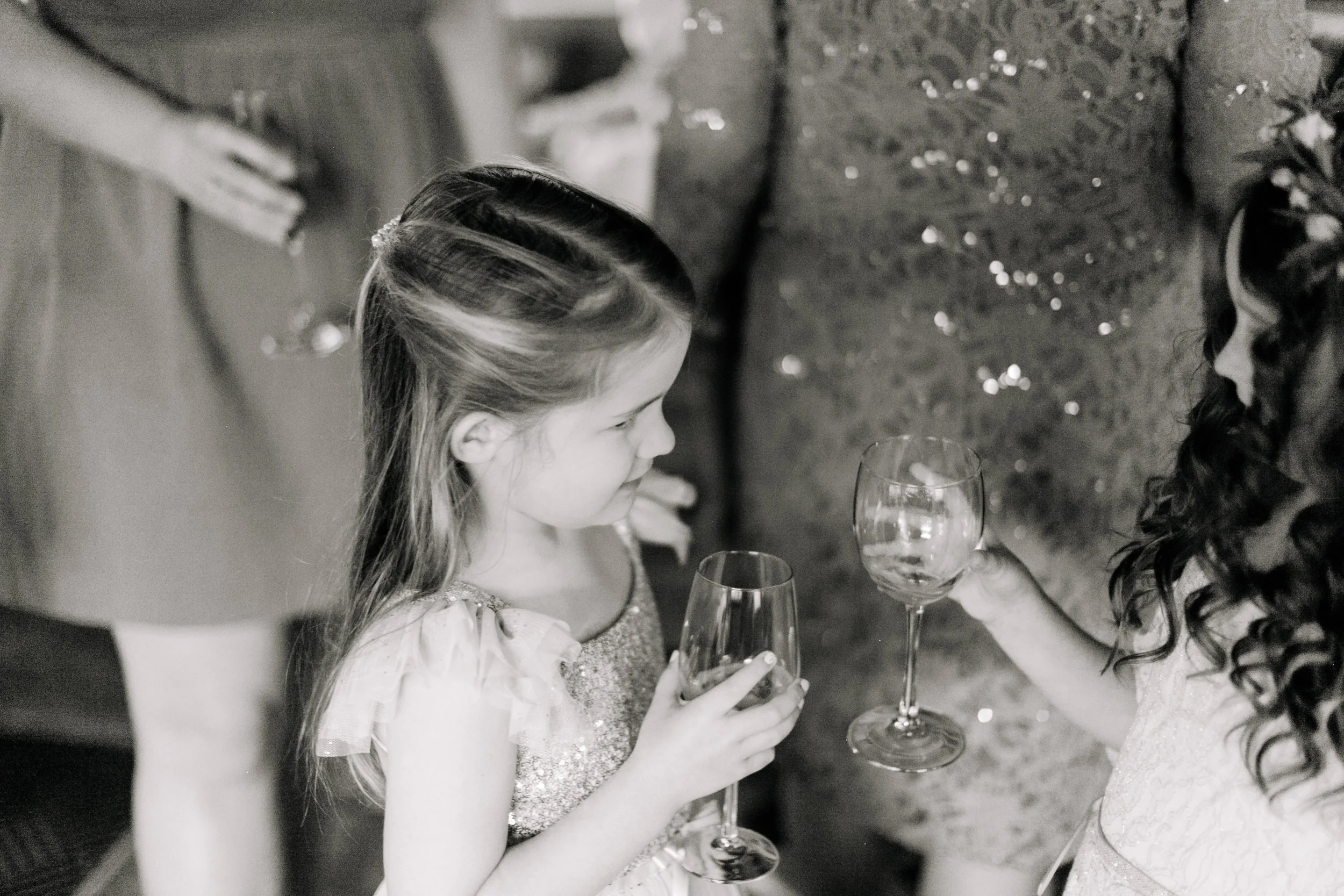 Talia and Savannah, who I hope didn't have any (photo by Joni Bilderback )