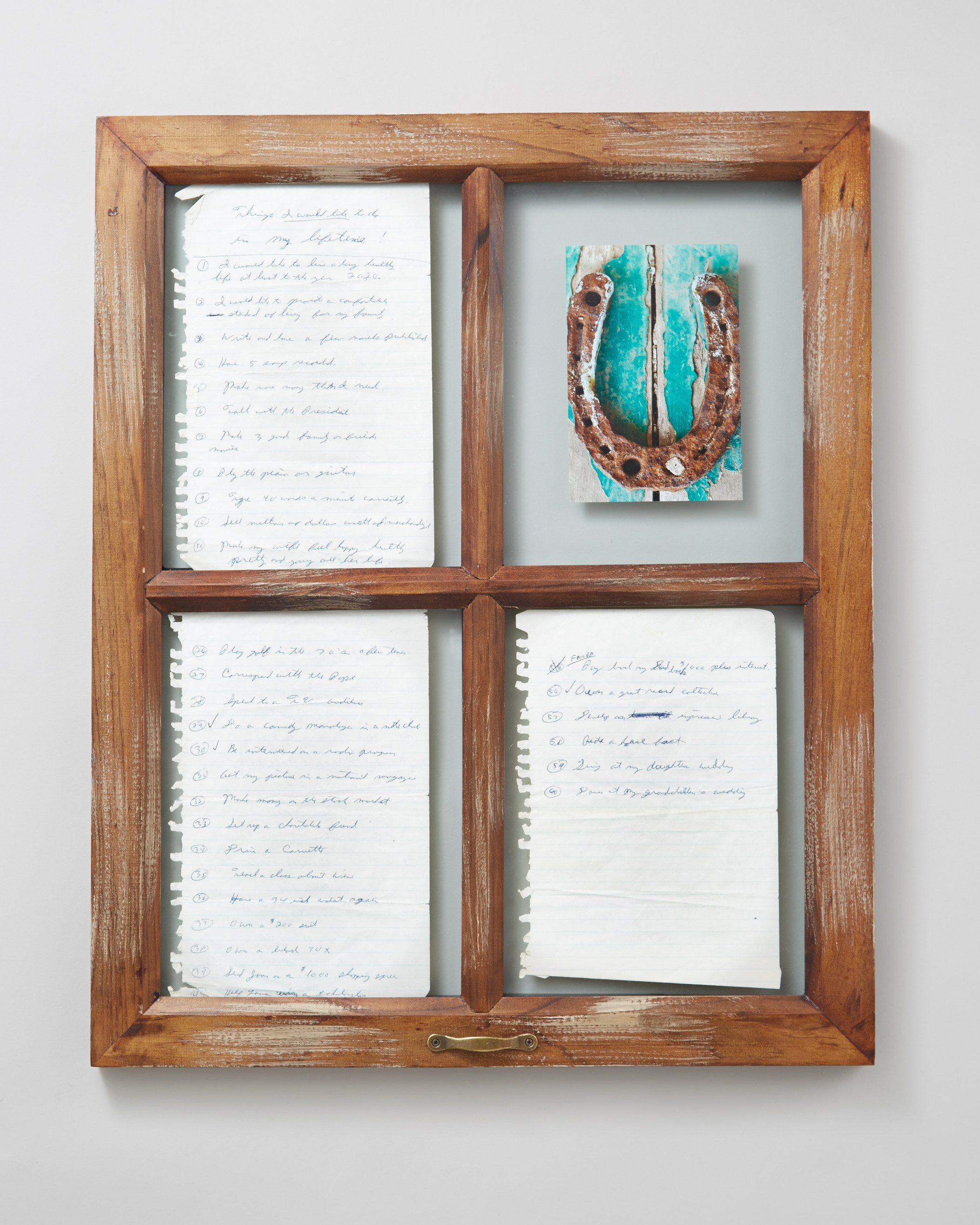 The list (photo by Mike Garten)