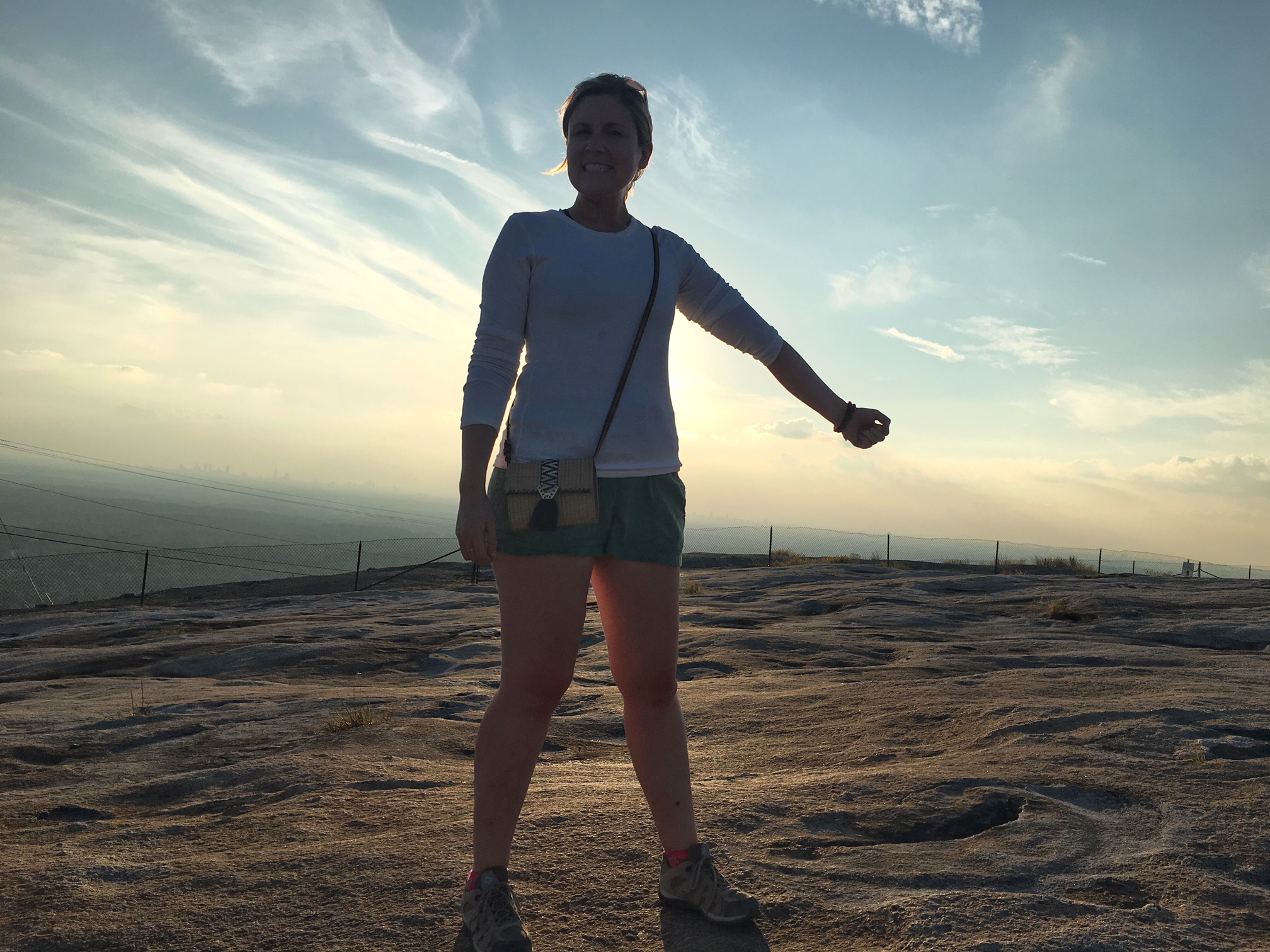 Me on Stone Mountain (photo by Steven Seighman )