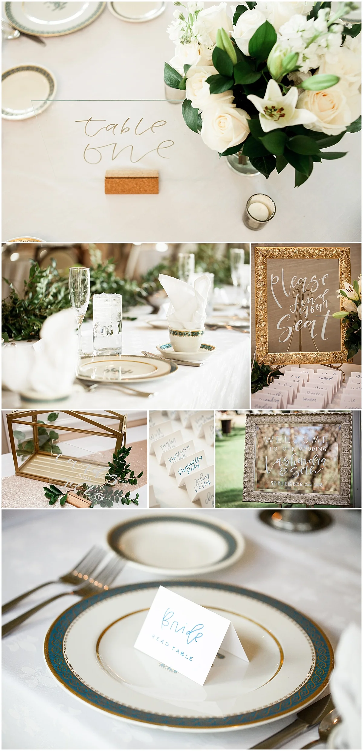 gold and blush wedding details erie pa wedding photographer