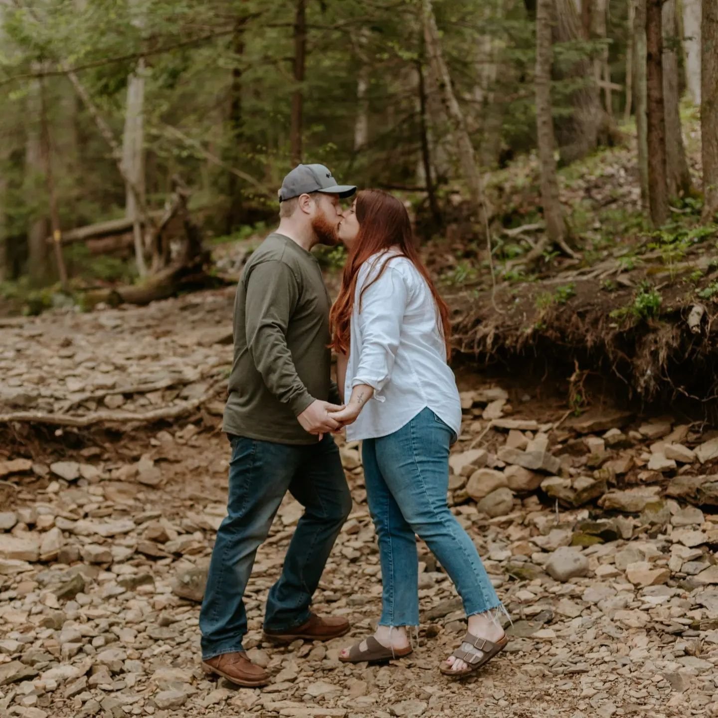Couples...here's your sign to book a maternity session with us!⁠
⁠
Bailey&amp;Matt absolutely crushed their maternity session at McConnell's Mills...like wow, these two!!⁠ We couldn't have asked for a better way to spend a warm spring evening.
⁠
Thou