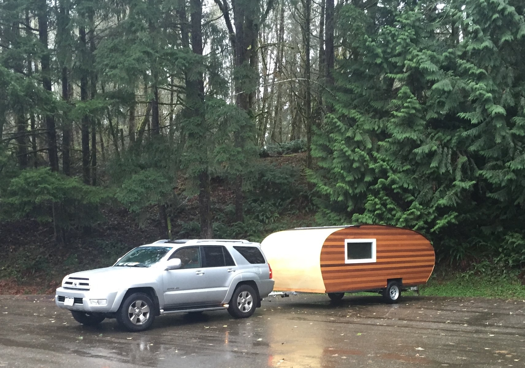 First official campsite with our Homegrown Trailer