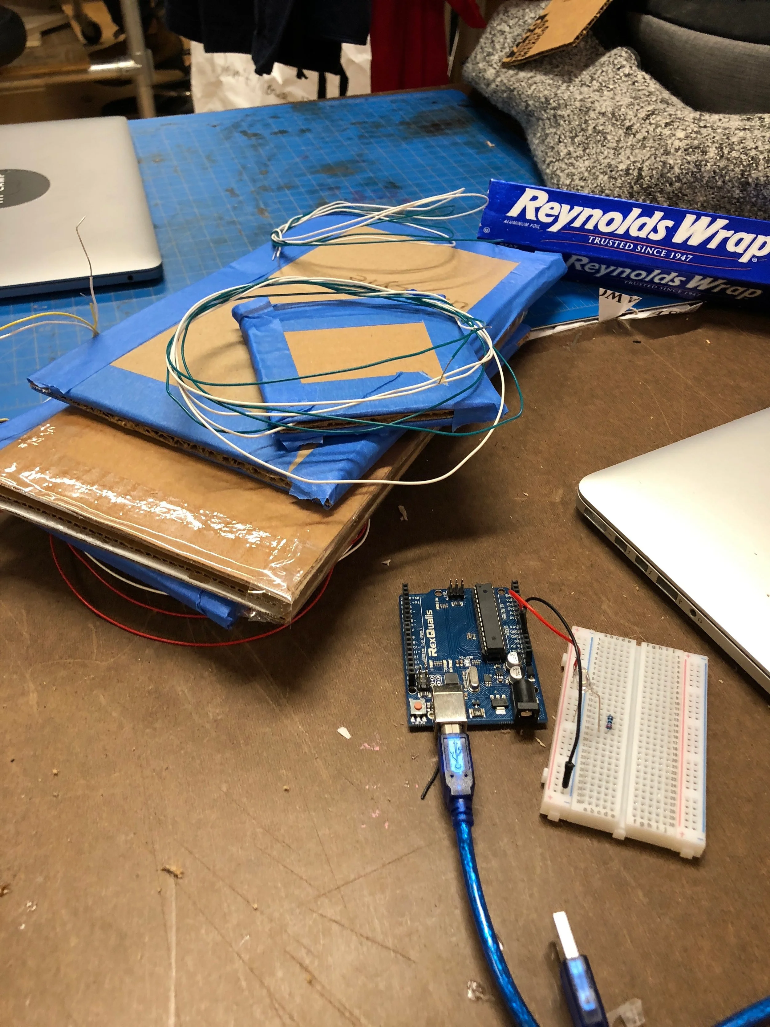Homemade plate sensors