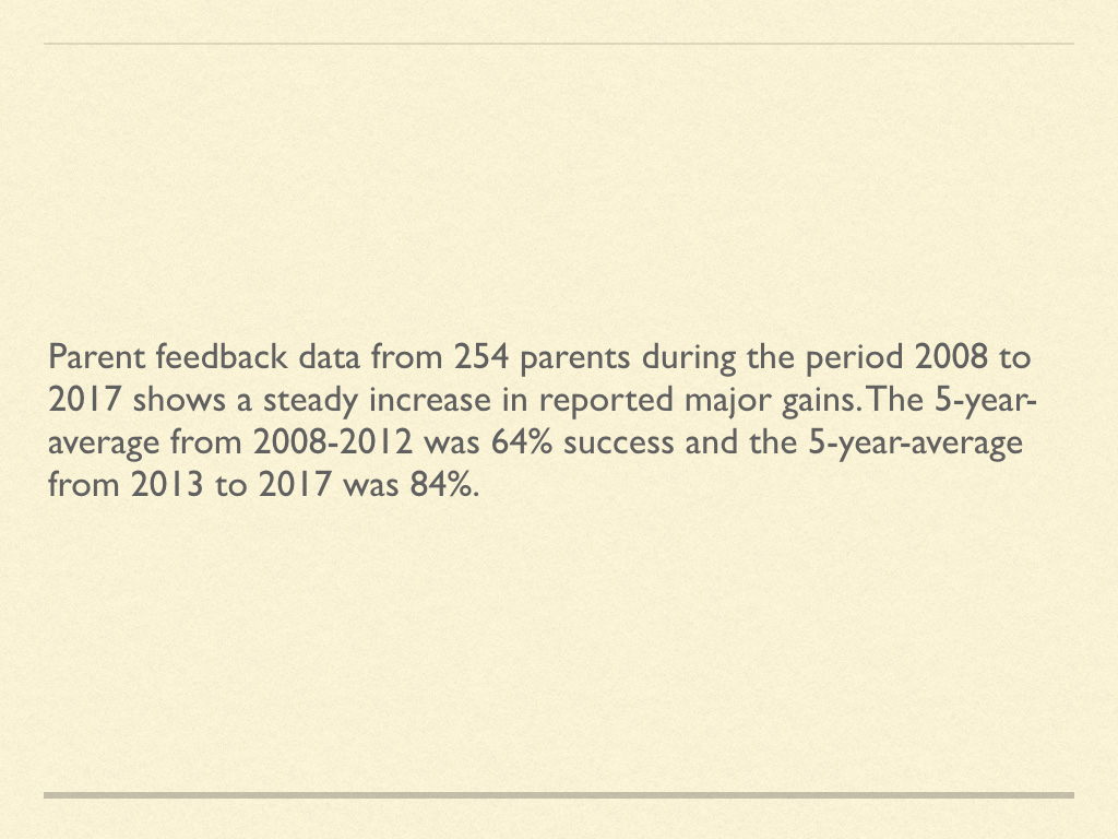 Click on image to view parent comments from 2017.