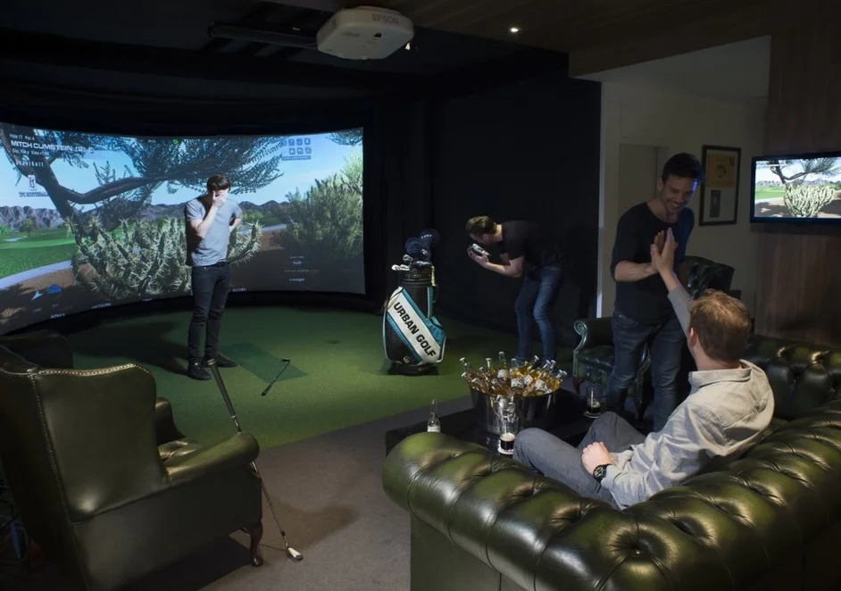 Enjoy all the comforts of a club smoking room (without the smoke) and all the golf.