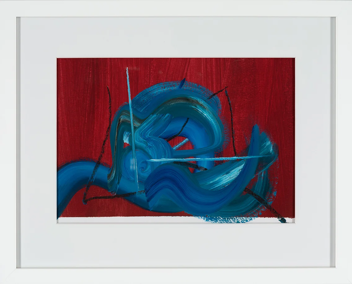 Air Turning,2019, oil paint and charcoal on primed fabriano, 42x34cm.jpg