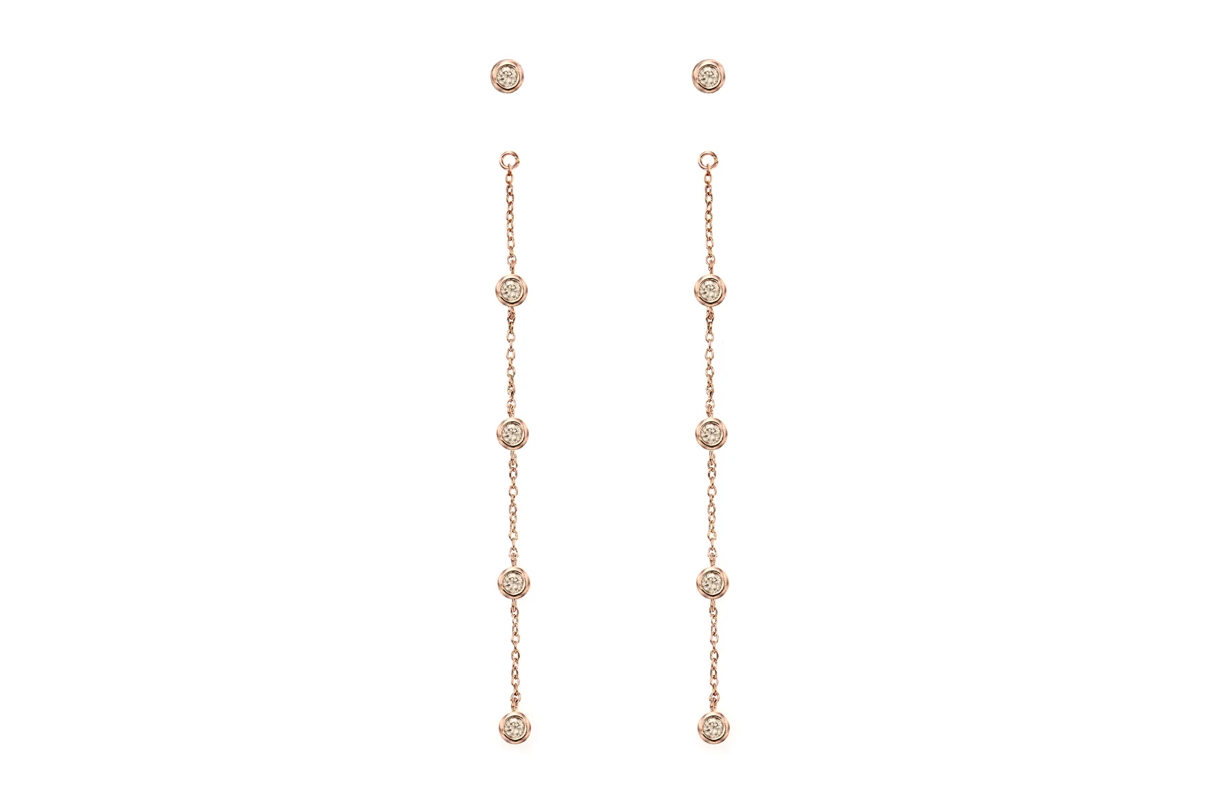 Diamond Chain Drop Earring Extender