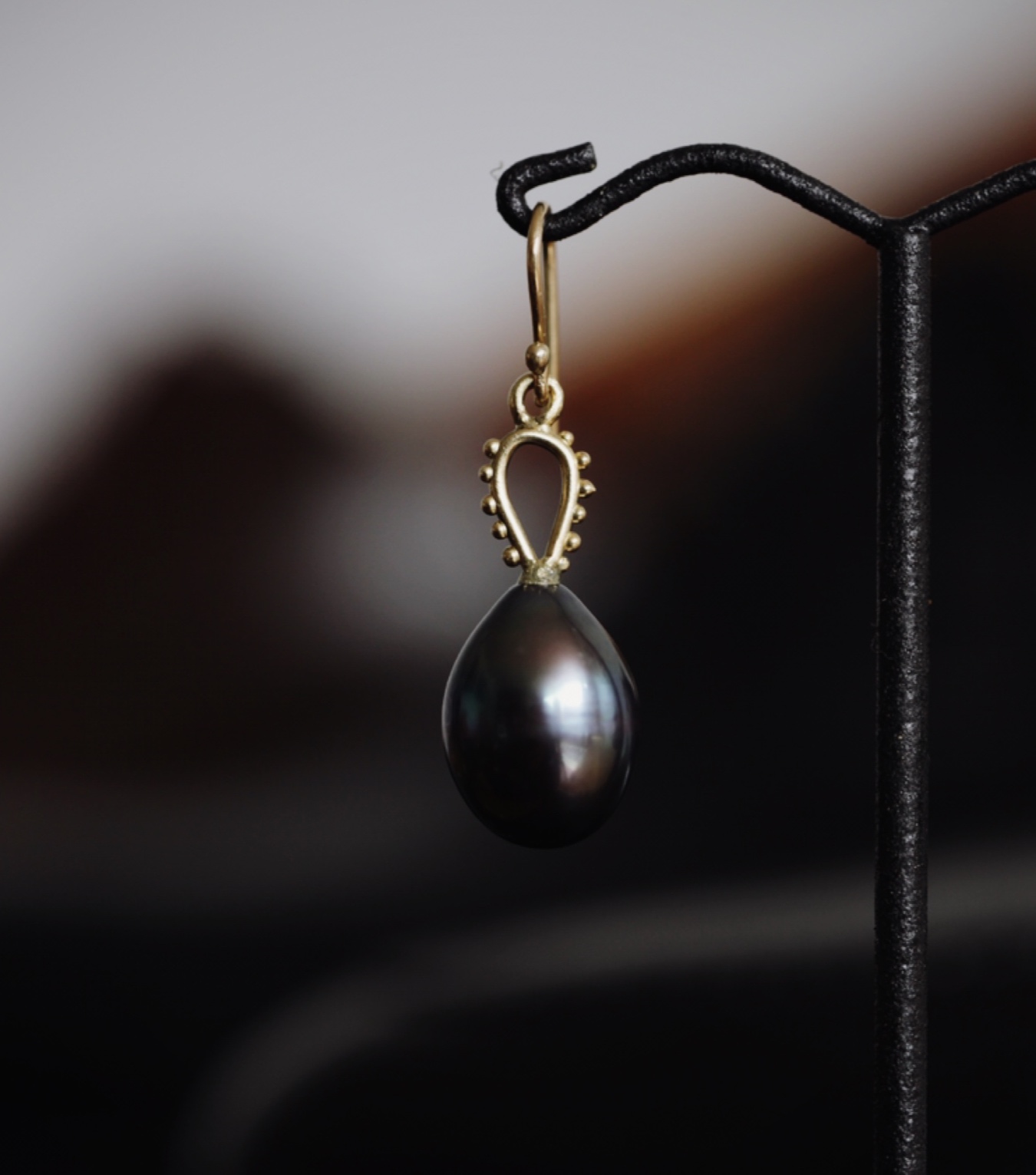 Mare Drop Pearl Earrings