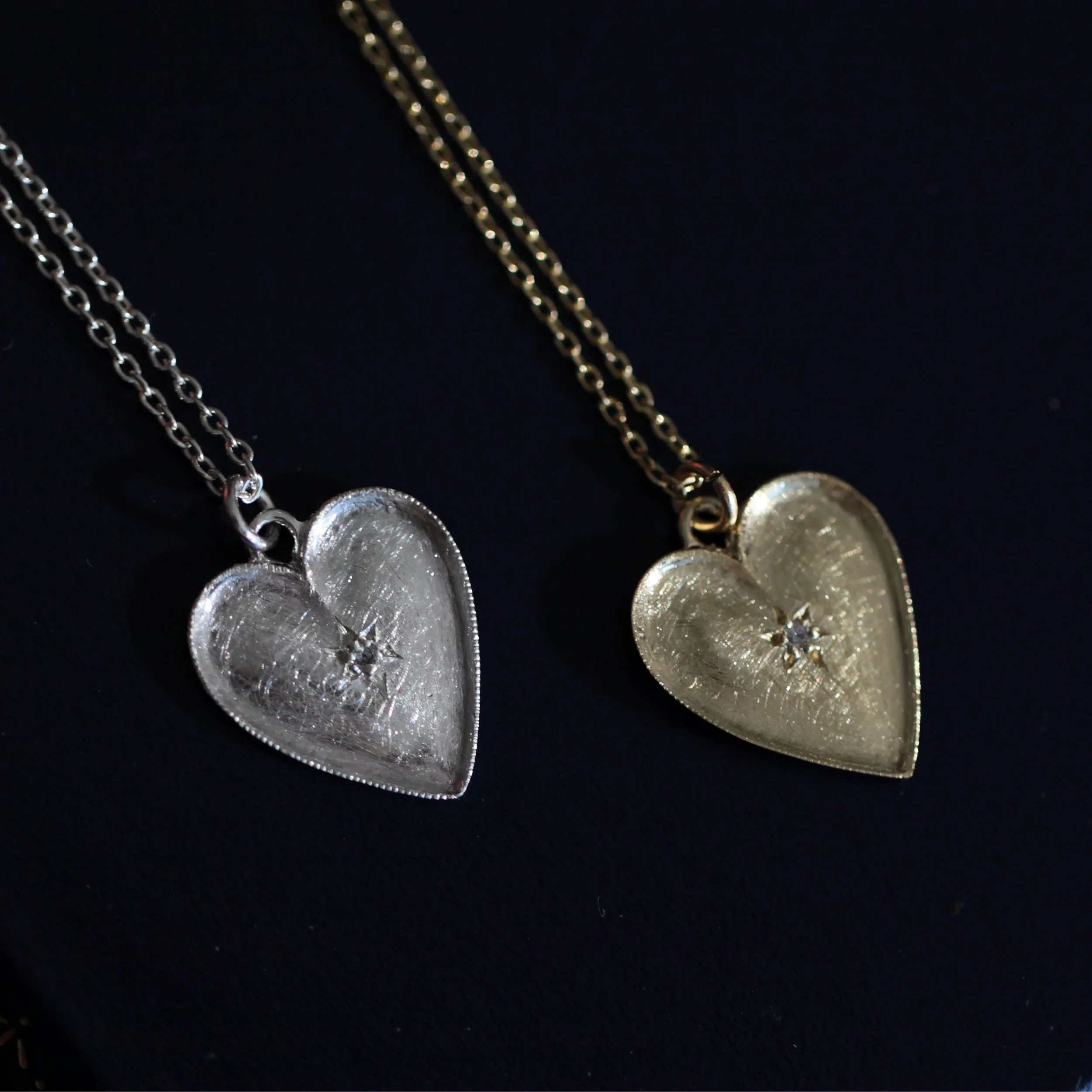 Sweet Heart Necklace with Diamond