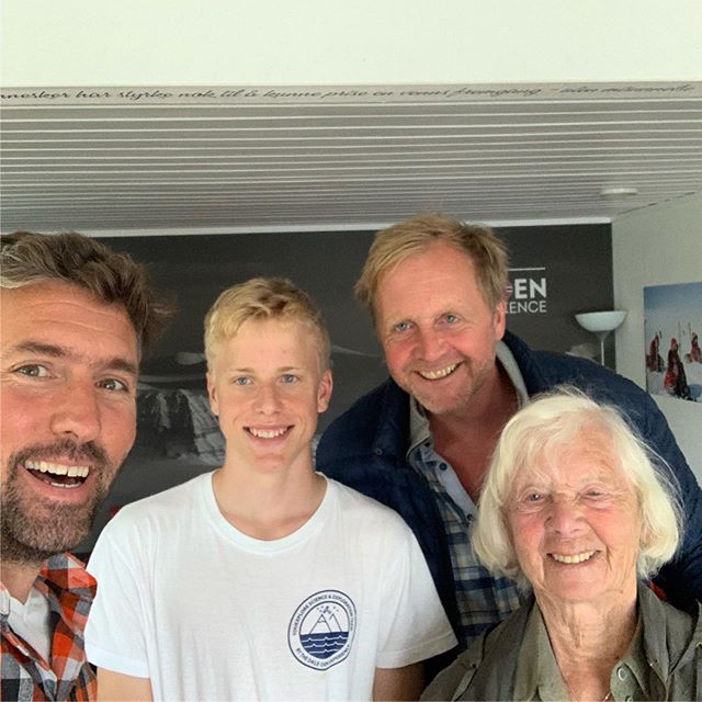 Utrolig kjekt å få besøk av Bjørn Kjærand Haugland, junior Brede Tolo Haugland og mor selv. #daleoenexperience #norway203040 #collaboration #youthpower #sustainability #norway