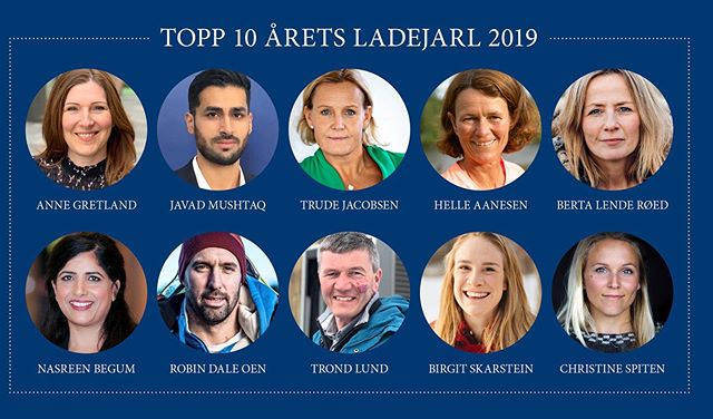 Ydmyk over å være nominert til Ladejarl av Reitangruppen 2019. #reitangruppen #ladejarl #hellyhansen #bkk_konsern #helldaleiendom #daleoen #gjensidigestiftelsen #srbankstiftelsen