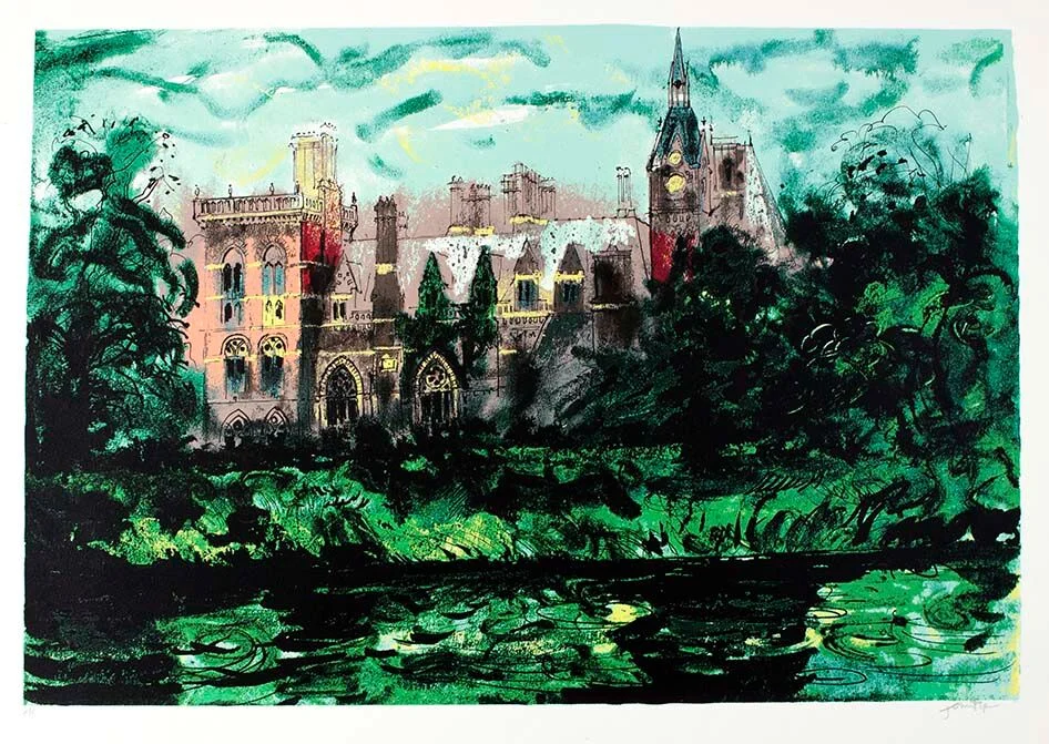John Piper (1903-1992), Kelham Hall from Victorian Dream Palaces, circa 1977 signed, artist's proof/screenprint - est £600 – 800