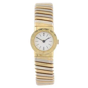 Bulgari Tubogas 18ct Gold Ladie' Bracelet Watch - Est £1800 to £2600