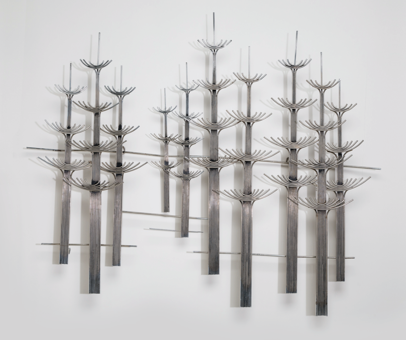 Forest. A large metal sculpture from 1977 signed Curtis Jeré. Width: 135cm. Price: £3,600 Available from Talisman