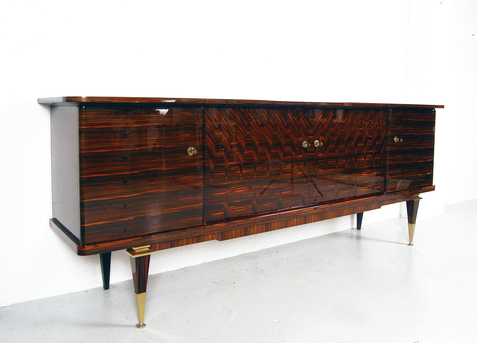 Left: Late 1930s French Macassar Ebony sideboard, with the most striking grain pattern. Price: £5,300. Available from molecula.co.uk