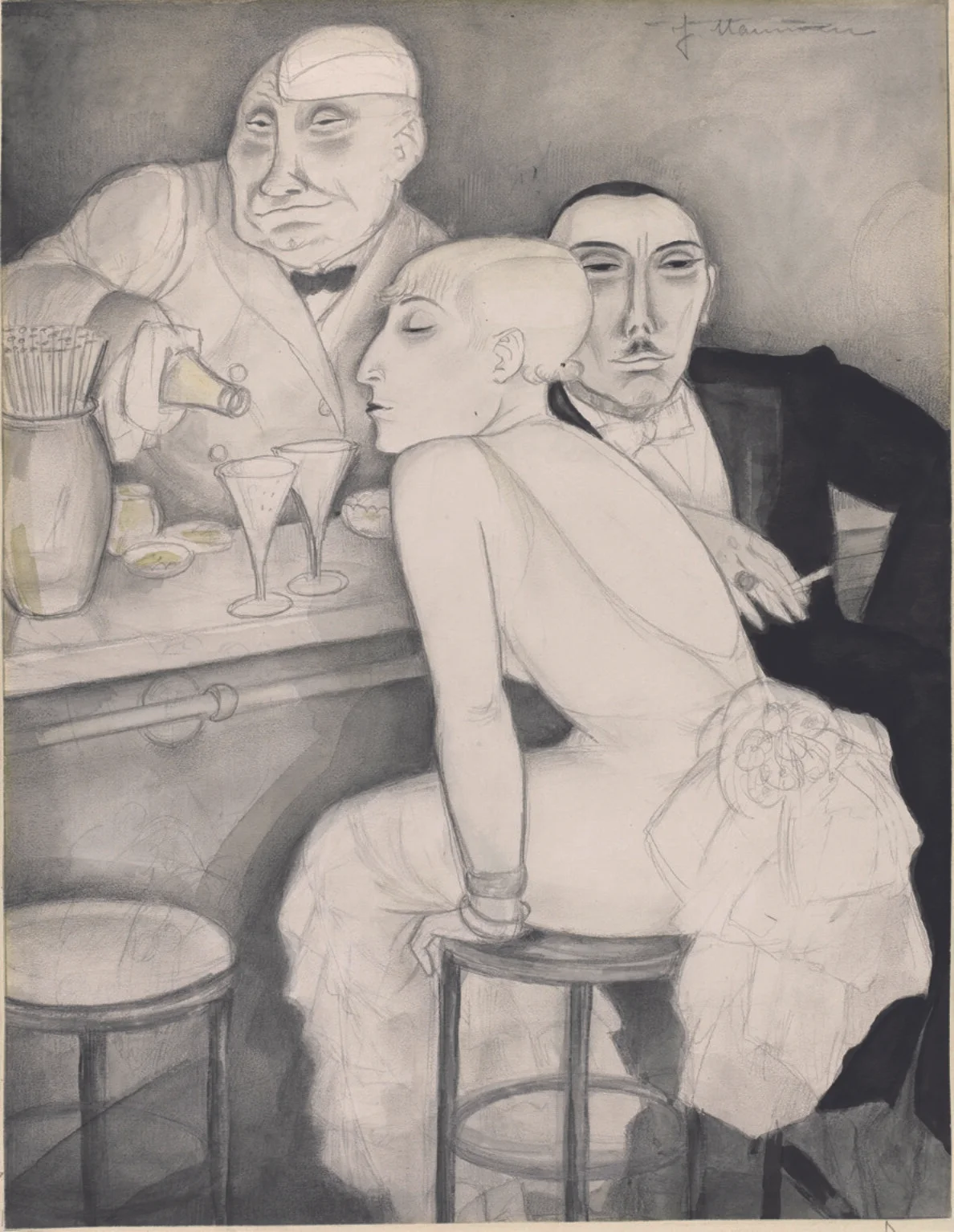 Jeanne Mammen Bar, c.1930, Ömer Koç Collection ©DACS, 2019
