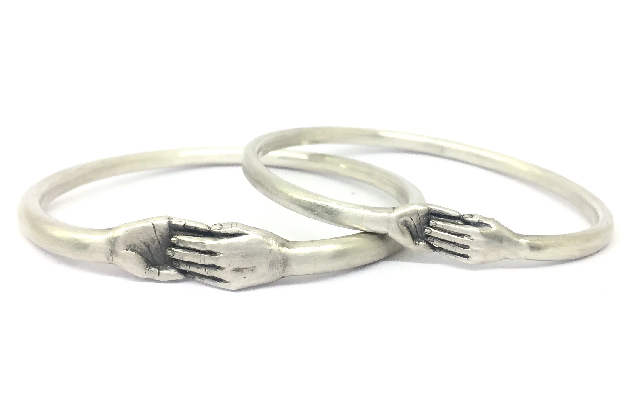 HAND BANGLE - handcrafted in sterling silver