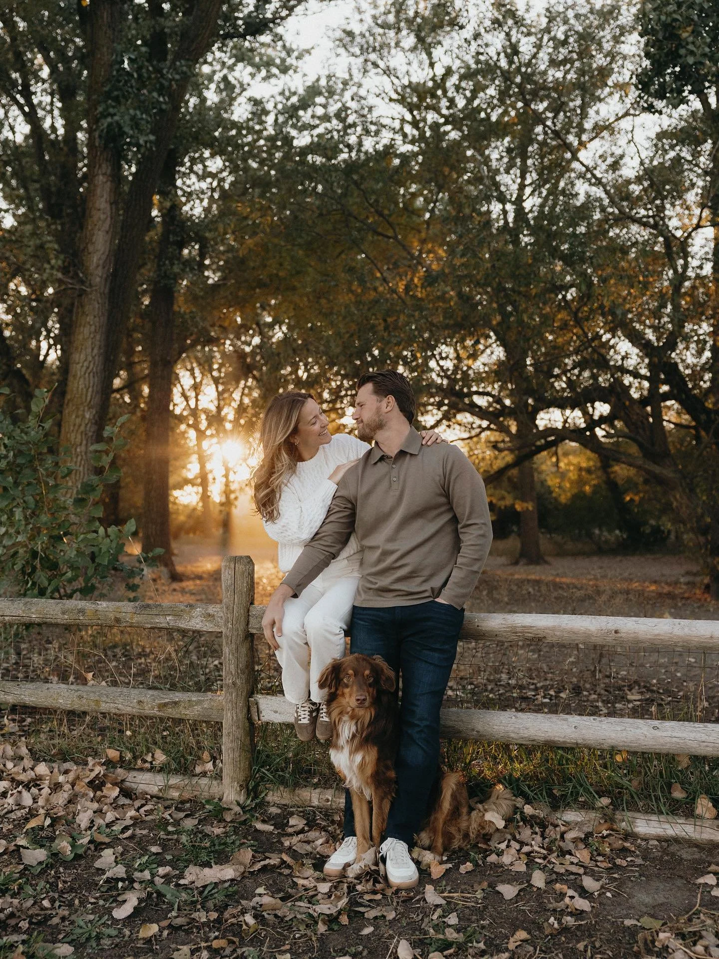 From the cozy pub where it all started, to sand, fall leaves and a little golden hour ✨

We kicked things off at Shannon + Grant&rsquo;s first date spot &mdash; how sweet is that?! &mdash; then made our way over to the beach, for so many more laughs 