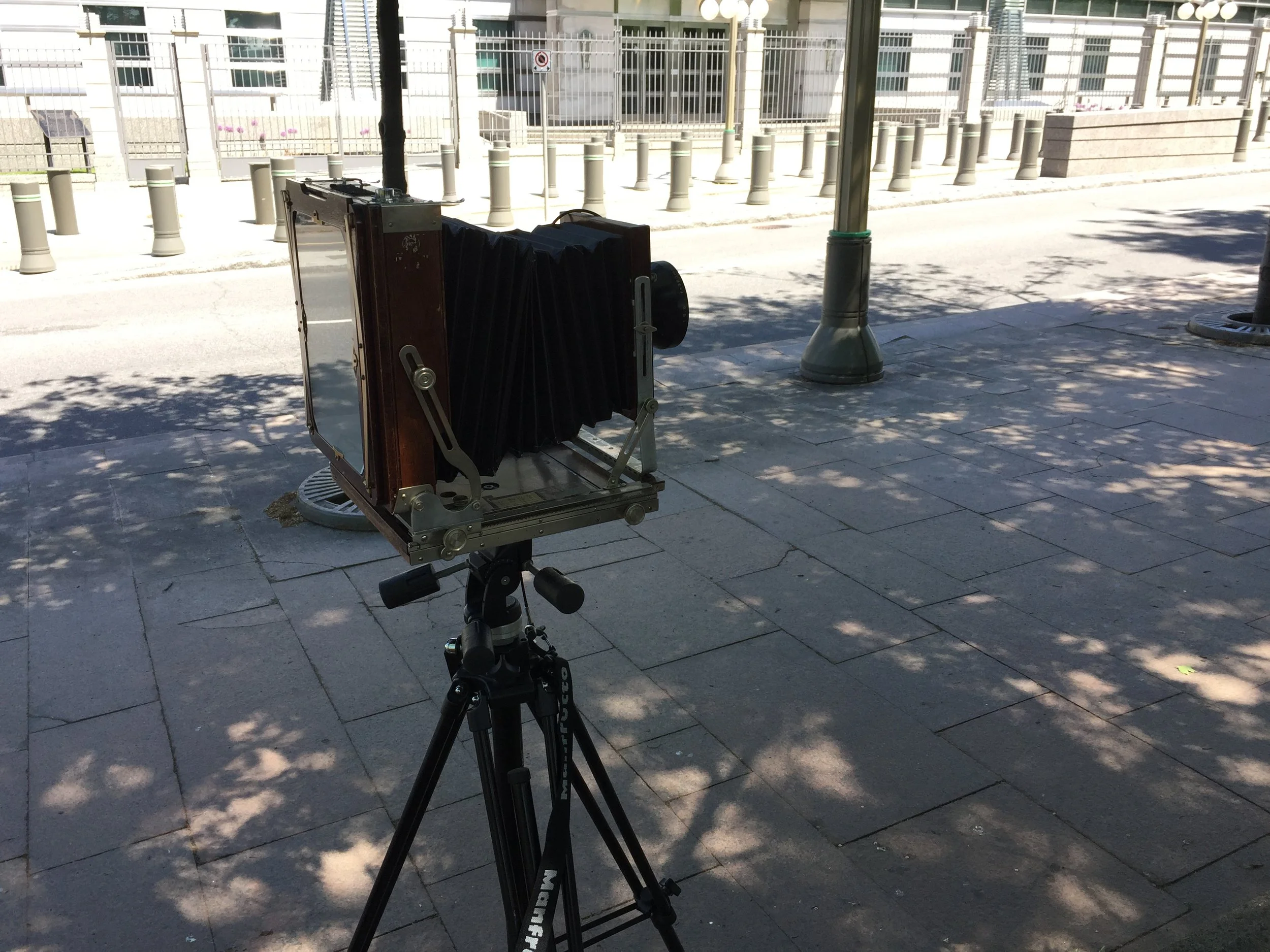 Figure 3: 8x10 Camera Setup (Source: Machinski, 2018).