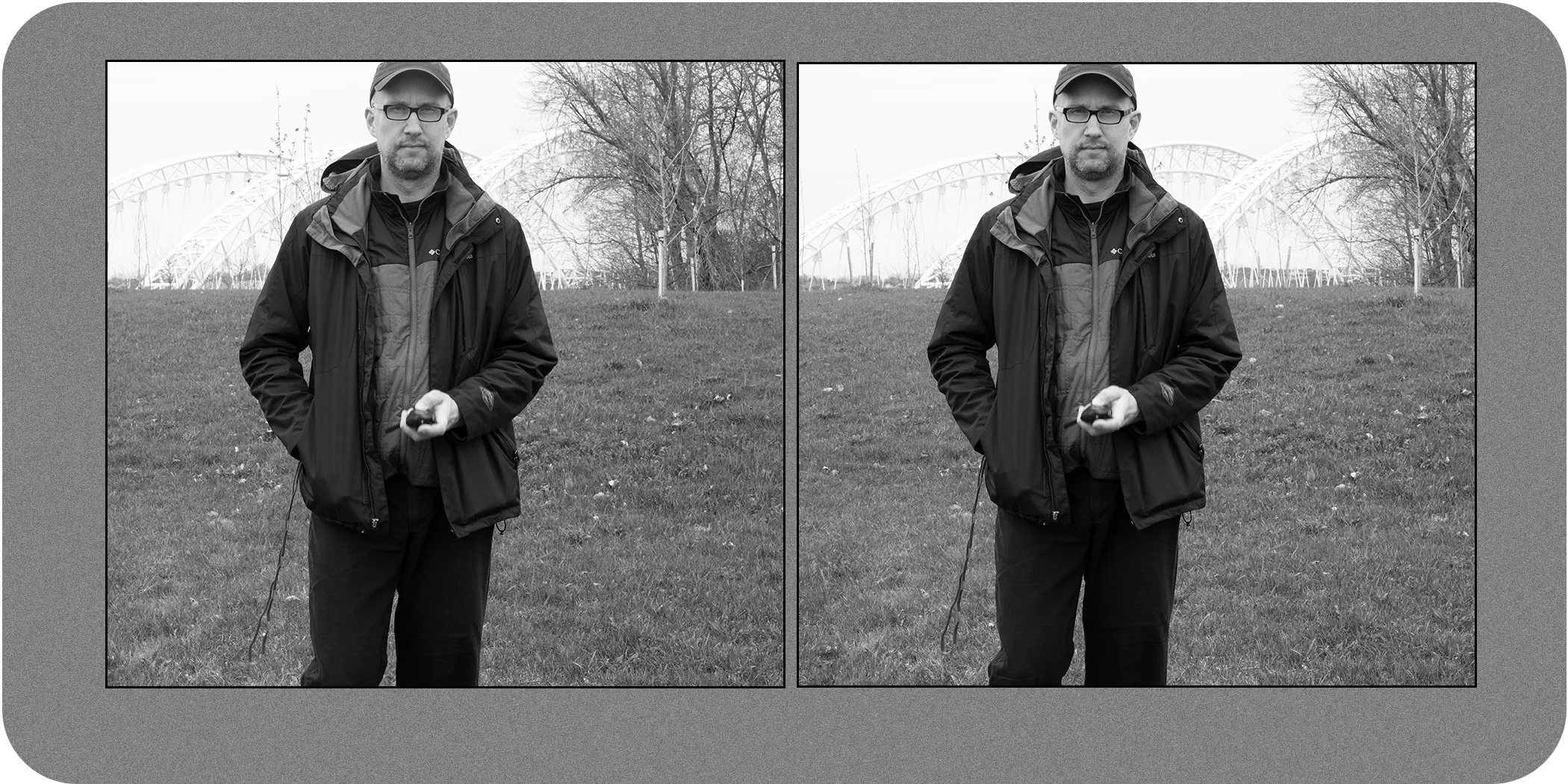 Fig. 5. Test Image Rig #01 (Source: Machinski, 2018) As I was not employing the 1:30 Rule the images did not line up making the three dimensional effect difficult to view.