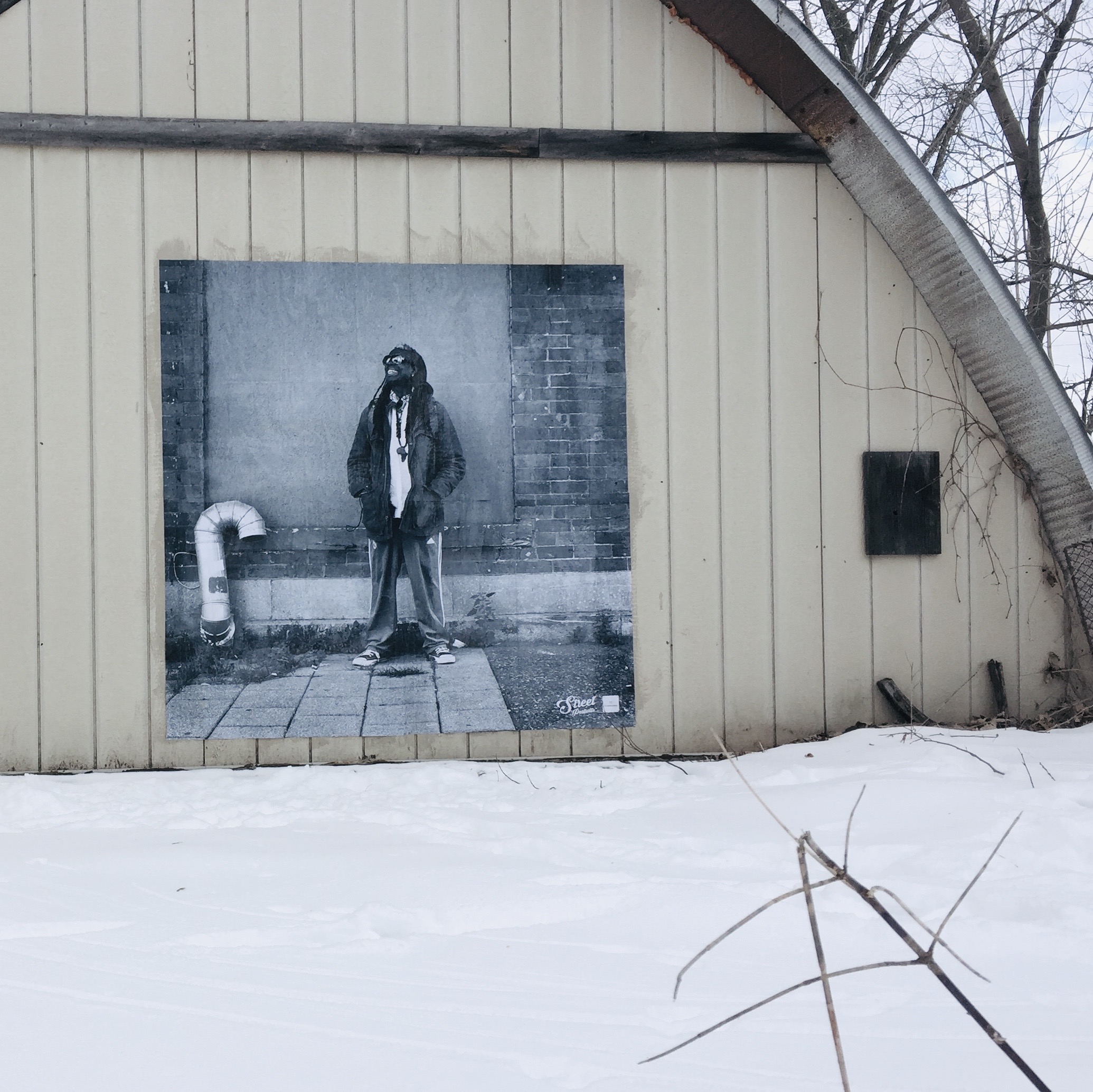 Figure 2: Examples of Pasted Street Portrait (Source: Machinski J., 2018).