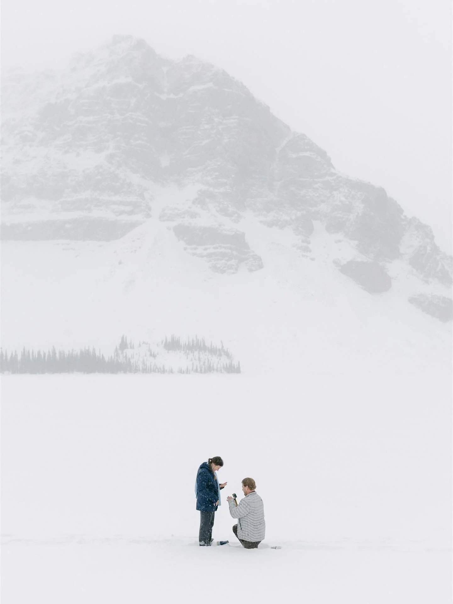 POV: You propose in in Banff during a snowstorm and have a snowball fight in knee deep snow and it&rsquo;s the happiest day of your life 🏔️💍❄️

This is your sign to propose in Banff during a snowstorm ❄️💍

I help plan and photograph unforgettable 