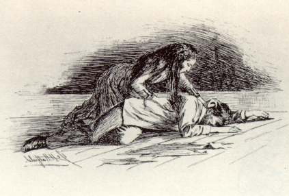 Original illustrations from the story as published in the New England Magazine 1892