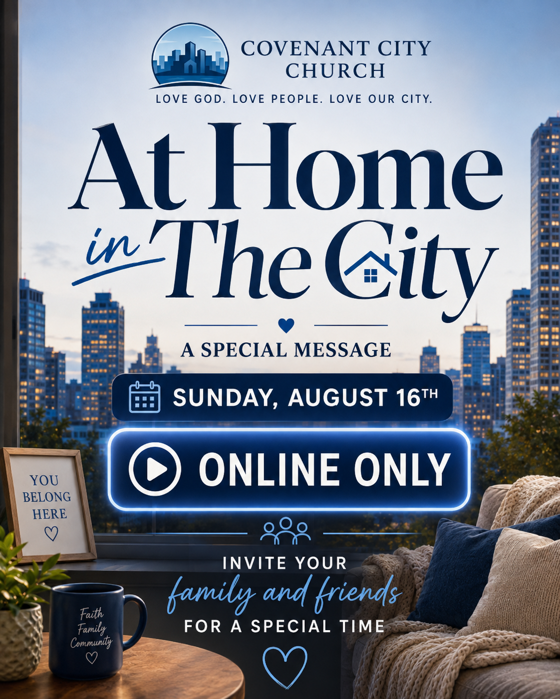 Sunday in the City at Home