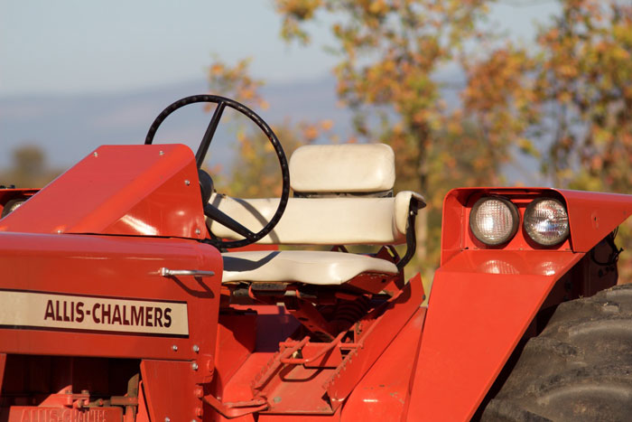 Our July/August 2016 issue featured this 1969 Allis-Chalmers 220 with a padded seat with support on the back and sides.