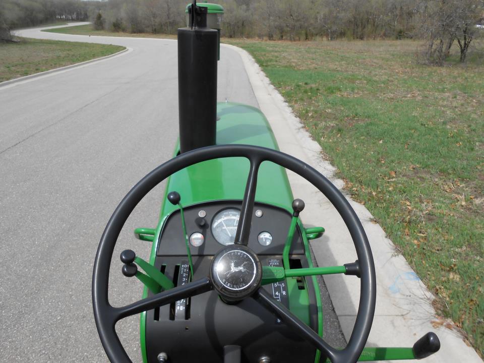Nothing beats the view from the seat of a tractor.
